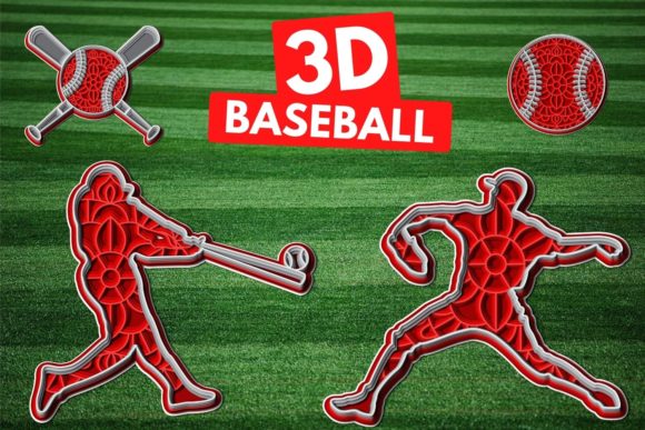 3D Baseball SVG Bundle: Reshaping Digital Art with Depth, Detail, and Dynamic Design
