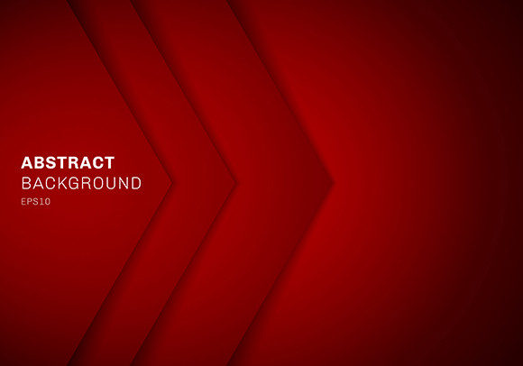3D Tech Red Triangle Layer Background Explained