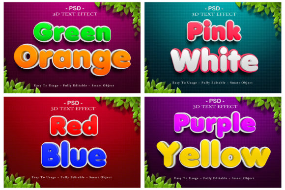 4 Packs 3d Cartoon Colors Text Effect: A Practical Guide for Modern Creators