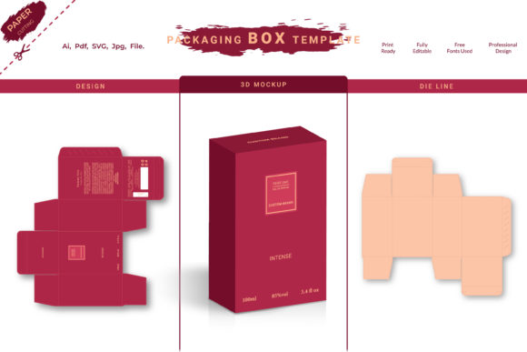 Box Packaging 3d Mockup for Perfume: Visual Impact That Sells