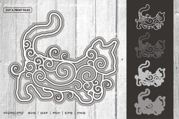 Bringing Depth to Design with Cat Vector 2 SVG 3D Layered