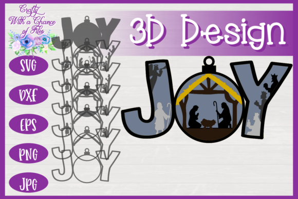 Christmas Joy Nativity 3D Layered: Bringing the Story Home in a New Way