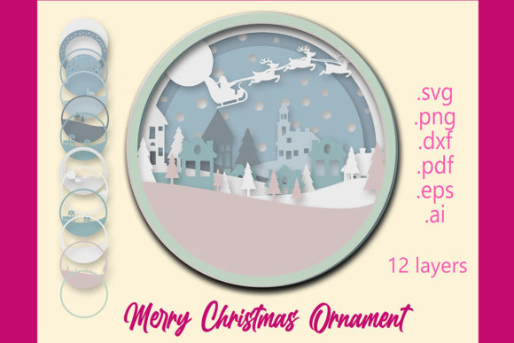 Christmas Ornament. 3D Layered: What Sets It Apart and How to Choose