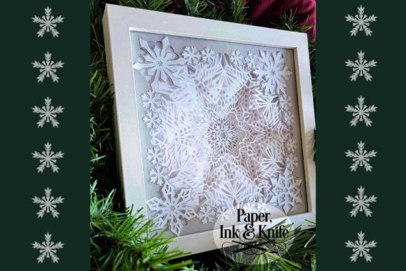 Craft Stunning Winter Decor with a Snowflake 3D Papercut Shadowbox Template