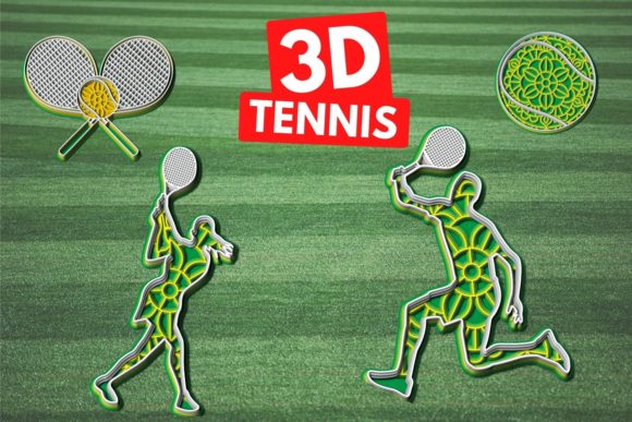 Creative Power of the 3D Tennis SVG Bundle