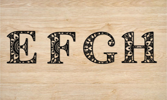 E to H Complete 3D Alphabet Multilayered: Integrating Multilayered 3D Letters into Your Creative Workflow