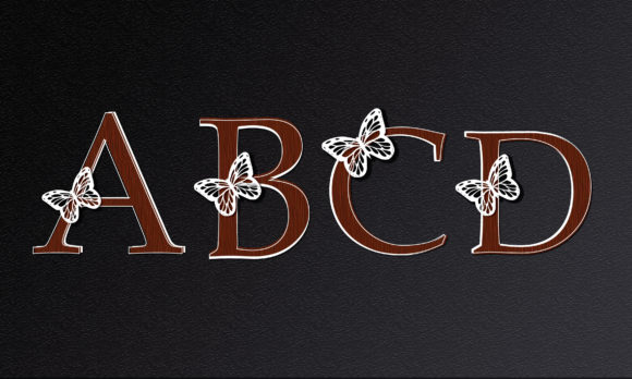 Exploring the A to D Complete 3D Alphabet Multilayered for Creative Design and Craft Projects