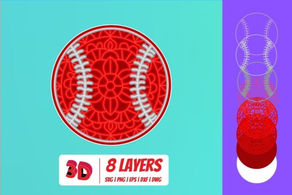 Getting the Most from a Baseball 1 3D Layered SVG Cut File