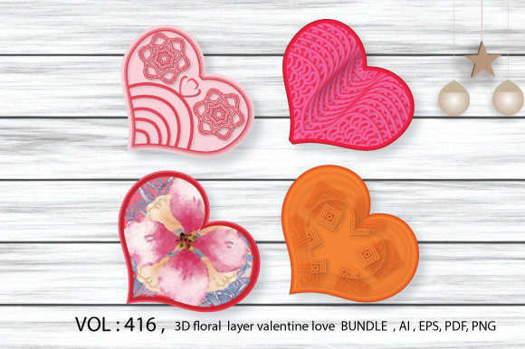 How the 3D Christmas Layer Love Heart BUNDLE Fits Into Your Design Process