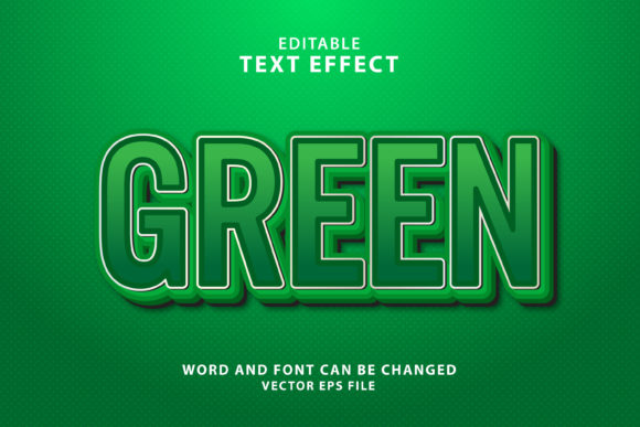 Mastering the Green 3D Editable Text Effect for Modern Design