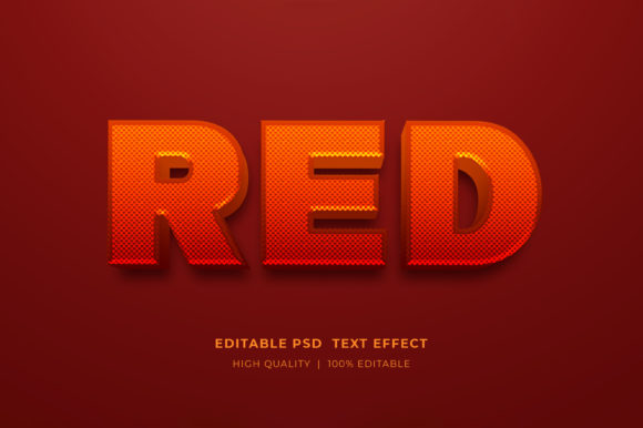 Mastering the Red Editable 3d Text Style Effect for Modern Design