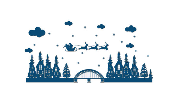 Paper Cut Christmas 3D Art & Design