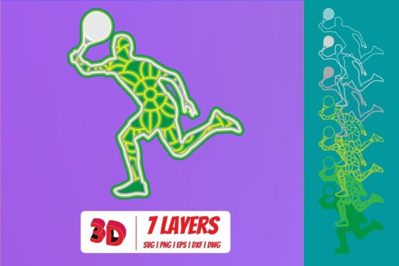 The Art of Precision: Why 3D Layered Tennis Player 2 SVG Cut File Is Redefining Creative Craftsmanship